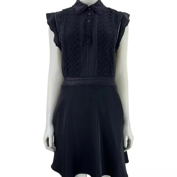 The Kooples Black Mini Dress - Picture 2 of 9